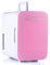 Subcold Ultra 6 Mini Fridge Cooler & Warmer | 6L capacity | Compact, Portable and Quiet | AC+USB Power Compatibility (Pink)
