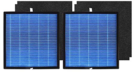 PUREBURG 2er-Pack Ersatz-HEPA-Filter-Set, kompatibel mit Okaysou Airmax 10L Pro und Aiibot (Aiibot-A300)