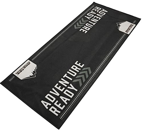 BikeTek Adventure Series Motorcycle Workshop Pit Garage Mat Grey 190 x 80 cm