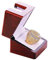 Championship Ring Vitrine Box Halter 1 Slot Loch Baseball Ring Display Box Softball Ring Case Fußball Ring Display Box High School Ring Box Vater Geschenkbox