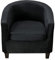 CHNSHOME Sesselbezug stuhlbezüge Sesselbezug Stretch Clubstuhlbezüge 1 Sitzer Tullsta cocktailsessel husse cabriolet Schwarz