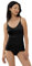Mey Tagwäsche Serie Pure Sense Damen Spaghetti Tops Schwarz 4XL-5XL(50/52)