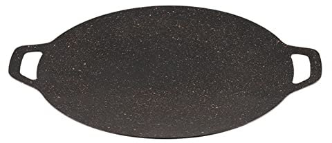 Facynde BBQ Grillplatte, Grillplatte Für Induktionsherd, Runde Induktions-Grillpfanne Für Herdplatte – Gleichmäßige Wärmeleitung, Rund, Antihaftbeschichtet, Für Küchenherd, Grillen Im Freien