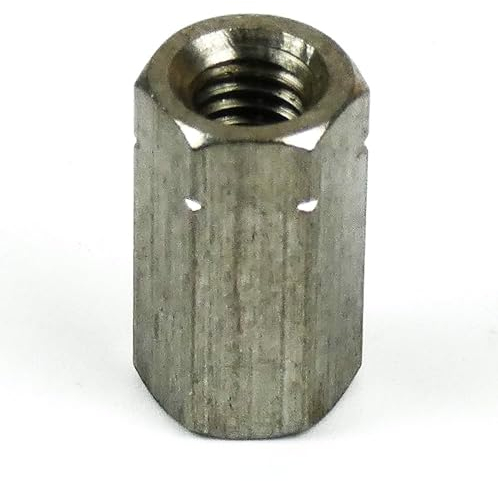 DAUMLINK® Verlängerungsmutter, Mutter 3D hoch DIN 6334, Material Edelstahl V2A (25 Stück) zum Verbinden Deiner Schrauben, Gewindebolzen und Gewindestangen (M5)