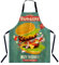 Xuwenz Schürze für Damen und Herren, 002, Vintage-Burger-Poster, 31 X 27 Inch