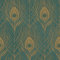 Galerie Absolutely Chic Metallic Yellow Peacock Feather Motif Wallpaper Roll