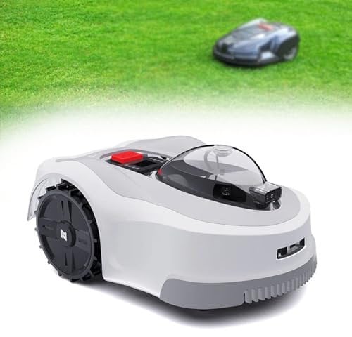 WEIMILOR Robot Lawnmower No Boundary Wire with Patented Guidance System, Automatic Lawn Mower with Self Installation and Ultra-Quiet Smart Mowing Technology for Small to Medium Yards,3000㎡
