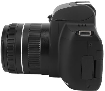 72MP HD 12x Digital Zoom Autofocus Micro SLR Camera 4K Digital Camera with Telescopic Lens 3 Inch IPS Screen Ideal for Beginners with Time Lapse Video Pause USB Webcam Function