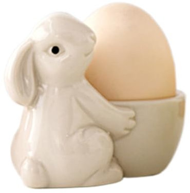 Osterhasen-Eierbecher für Kinder, Neuheit Keramik Tier Eierbecher, weich oder hart gekocht Eierhalter, Halter für Küche, Frühlingsdekoration, Abendessen, Ostern, Tischdekoration