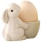Osterhasen-Eierbecher für Kinder, Neuheit Keramik Tier Eierbecher, weich oder hart gekocht Eierhalter, Halter für Küche, Frühlingsdekoration, Abendessen, Ostern, Tischdekoration