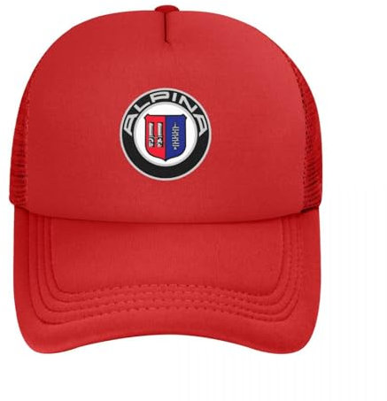 UIOPPIOS Alpina - Oldtimer Logos Mesh Baseballmützen Snapback Mode Baseballmützen Atmungsaktiv Casual Casquette Outdoor Unisex