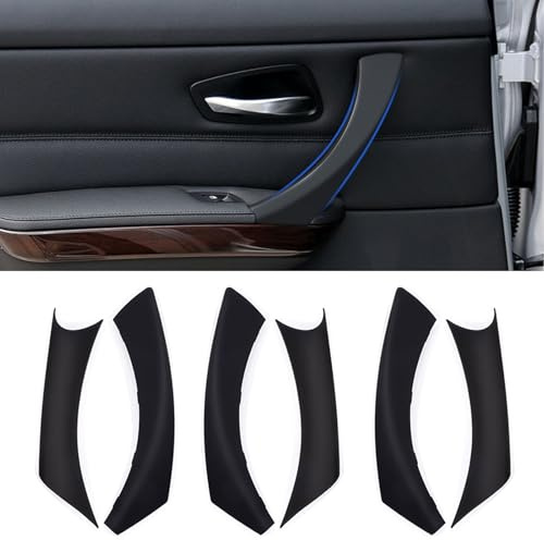 Altsbaos 6PCS Kompatibel mit Türgriff bmw 3er E90/E91/E92/E93 2004-2011 | Handgriffe Links+Türgriff Innen Rechts E90/E91/E92/E93 316i,318i,320i,320d,323i,325i,328i,330i,335i(schwarz)-EinfacherMontage
