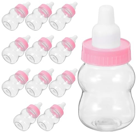 BESTYASH 12stücke Teiliges Set aus Kunststoff-bonbonbehältern im Babyflaschen-design für Partydekorationen und Geburtstagsgastgeschenke