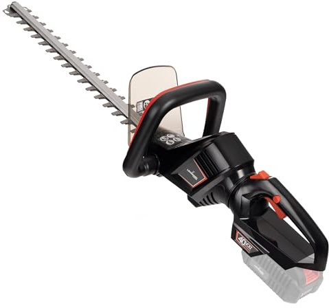 LEHMANN Akku-Heckenschere 40V, 500W bürstenloser Motor, 55 cm Schwert, 22 mm Schnittstärke, rostgeschützte Klinge, Heckenschere elektrisch – Solo-Gerät ohne Akku & Ladegerät