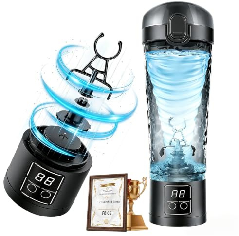 Electric Protein Shaker Bottle 700ml, USB-Rechargeable Protein Shaker | Protein Shakes at Home, Gym & Travel, BPA-Free, Portable