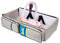 2 in 1 Wickeltasche Pflegetasche Babytasche Reise Babybett Moskitonetz (grau)