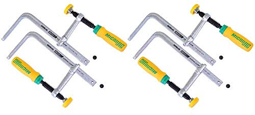 Micro Jig DVC-538K2 Matchfit Schwalbenschwanzklemmen-Set mit weichem Griff, 4 Stück
