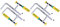 Micro Jig DVC-538K2 MATCHFIT Dovetail Clamps Set with Soft-Grip Handle (4-Pack)