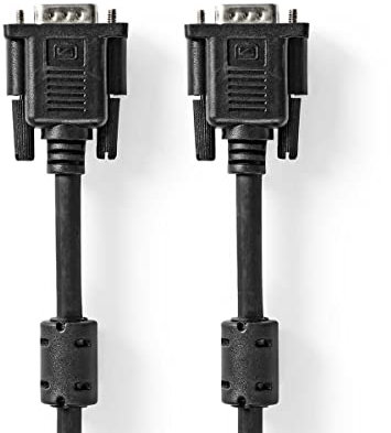 Nedis Cavo VGA VGA Maschio - VGA M Acho 2.0 m Nero