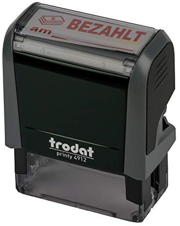 Trodat Printy 4912 grau BEZAHLT AM ROT