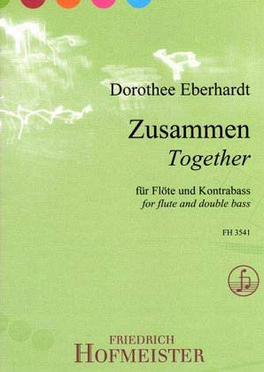 Zusammen, für Flöte und Kontrabass
