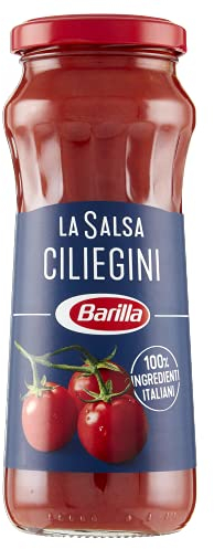Barilla Salsa Pronta Ciliegini con Pomodori Ciliegini 100% Italiani, Senza Conservanti e Zuccheri Aggiunti, 300 g