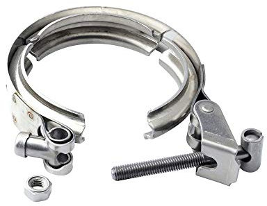 3 inch Quick Release V-Band Clamp Exhaust Clamp For Replacement The Flange Clamp Kit 304 Stainless Steel
