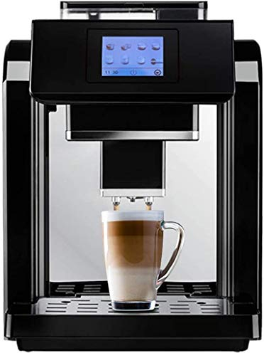 NCRD Machines à café programmables Construit dans Une Carte de préservation Chaude Pot de café avec Carafe en Verre, réservoir d'eau de Grande capacité 2L, Panier de Filtre Amovible (Color : Black)