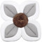 PandaEar Almohadilla de Baño para Bebés Recién Nacidos | Pétalos Suaves de Flor para Bañera de Fregadero, Esenciales para la Ducha (Gris)