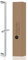 instmaier Premium Duschstange S1 | 70 cm | Brausestange, Duschkopfhalterung und Befestigung sind aus massivem Metall | hochwertiges Chrom-Finish