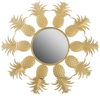 My Flair Annama m. Deko Prismen u. Spiegel goldf. Wandspiegel, Mehrfarbig, einzigartig