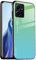 EASSGU Funda Adecuada para Redmi Note 12 (4G) (6.67 Inches), Carcasa Trasera de Vidrio Degradado, Funda para Teléfono Móvil Anticaída y Antiarañazos - Verde Cian