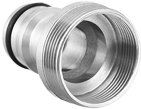 QUARKZMAN M22 Femelle Filetage Jardin Tuyau Rapide Connexion x 1 Pièce Nickelé Laiton Tuyau d'eau Raccord Adaptateur pour Robinet