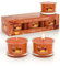 Candles Gifts for Women | Scented Candles Gift Set for Anxiety | 3 Scented Red Candles | Relaxation Gifts for Women/Men (Warm Cinnamon Stick)