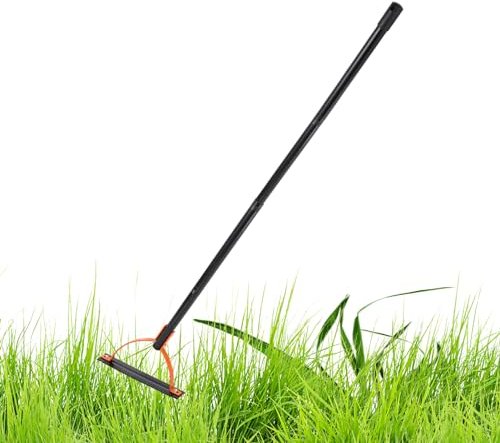 Neamou Frusta per, Whacker Manuale per - Frusta per con taglierina oscillante a Doppio Taglio,Attrezzo Manuale da Giardinaggio a Manico Lungo per fossati da Giardino