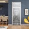 Door Stickers for Interior Doors White Frame Tunnel Space 77 X 200 Cm Door Stickers 3D,PVC Self-Adhesive Door Murals for Home Decoration Door Posters for House Living Bedroom,Door Mural Sticke 0