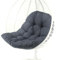 Kissen Für Eierstuhl, 120 * 80cm Hängesessel Kissen, Auflage Für Polyrattan/Rattan Hängeschaukel, Wasserdicht Und UV-beständig Sitzauflage Für Hängekorb -Runde Sitzkissen/Rückenkissen Für Hängesitz