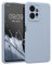 kwmobile Handyhülle kompatibel mit Xiaomi Redmi Note 12 (4G) Hülle - gummierte Handy Case aus Silikon in Hellblau matt