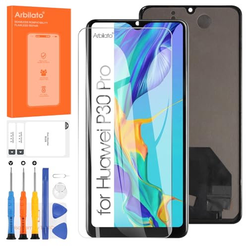Arbilato Écran LCD pour Huawei P30 Pro VOG-L09 - TFT Display LCD Numériseur Écran Tactile Full Assemblée avec Réparation Kits,VOG-L29 VOG-AL00 VOG-TL00