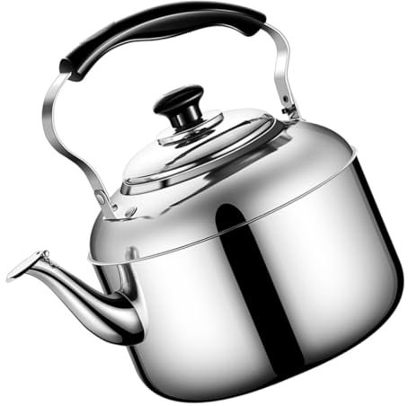 Mikinona Metall-wasserkessel Küchengerät Pfeifende Hohe Beständigkeit Zum Kochen Von Tee