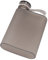 Acouto Bottiglia D'acqua Sottile in Plastica Piatta a Prova di Bottiglia D'acqua Portatile in Carta Trasparente da 380 Ml (GRAY)
