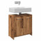 Mueble lavabo baño madera antigua 60 x 33 x 60 cm madera multicapa kangqiling856039