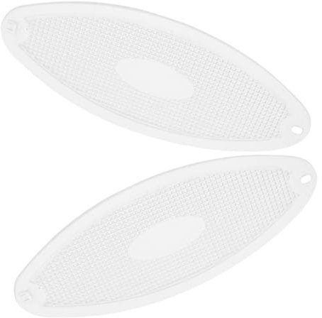 Gatuida Lot De 2 Caches De Lampe De Rechange Pour Hotte De Cuisine – Cache-lampe Robuste En Plastique De Style Chinois Pour Maison/restaurant/hôtel
