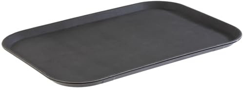 APS 517 Plateau de Service antidérapant Noir 53 x 36,5 cm Hauteur 2 cm