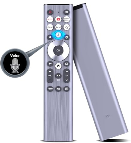 PZL ERF6A80 - Telecomando di ricambio per Hisense TV retroilluminato, per Hisense serie U6/U7/U8/A7 Mini-LED ULED ULED 4K UHD Google Smart TV