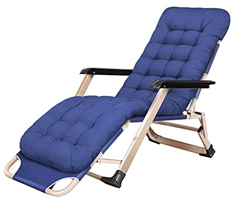 Tragbarer Klappsessel, Liegestuhl, Sonnenliege, Garten, Terrasse, Liegestuhl, verstellbarer Sessel, kompaktes Design, schwarz, 66 x 72 x 85 cm