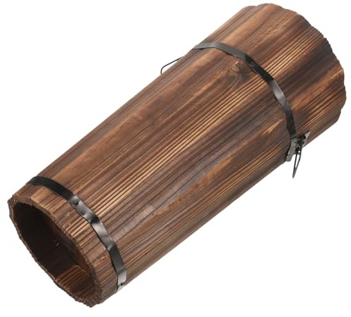 CLISPEED Umbrella Stand Wooden Rack for Entryway Cane and Walking Stick Storage Barrel Planter Style Farmhouse Decor