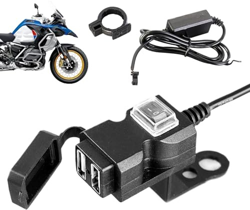Port USB pour moto, chargeur de téléphone portable, GPS, tablette, moto, scooter