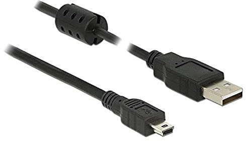 Delock Kabel USB 2.0 Typ-A Stecker > USB 2.0 Mini-B Stecker 2,0 m schwarz