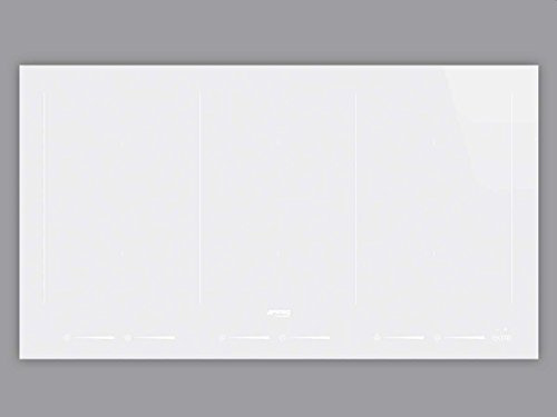 Smeg SIM693DW hobs Blanco Integrado Con - Placa (Blanco, Integrado, Con placa de inducción, Vidrio y cerámica, 2100 W, Alrededor)